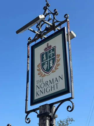 The Norman Knight pub sign at Whichford