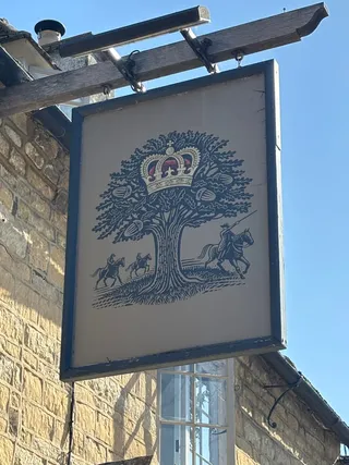 The Royal Oak pub sign in Ramsden
